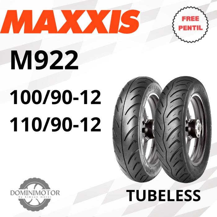 Ban Ring 12 MAXXIS M922 Ring 12 100/9012 110/90-12 Tubeless Ban Motor Ring 12 Ban Motor Scoppy Ring