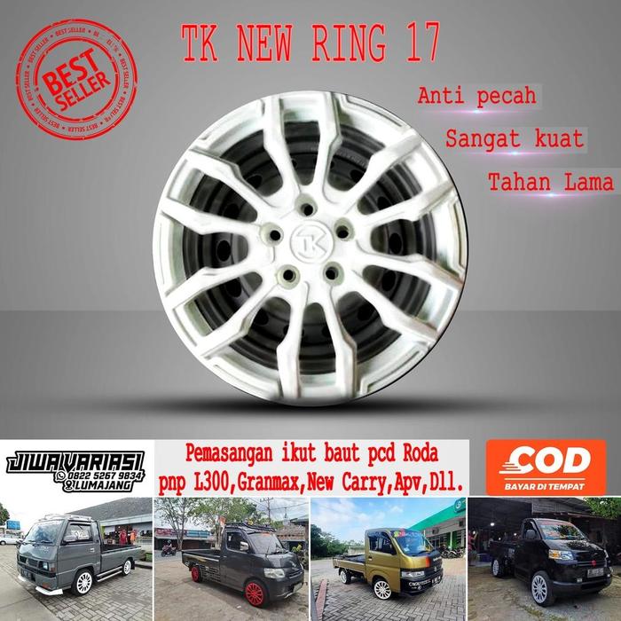 WILDOP TK NEW R17 HARGA 4BIJI WHEELDOP RING 17 ORIGINAL