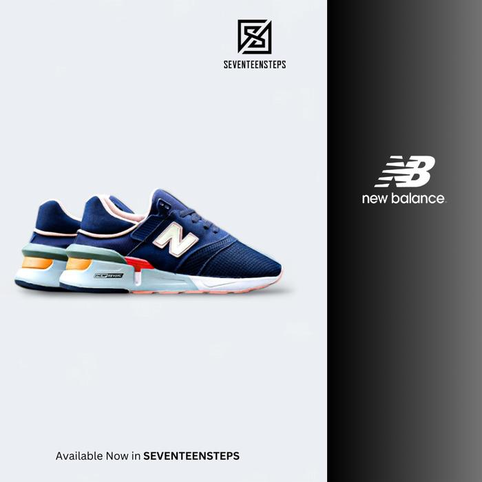 Sepatu Sneakers Casual Wanita NB 997S Navy White Green Red Terbaru