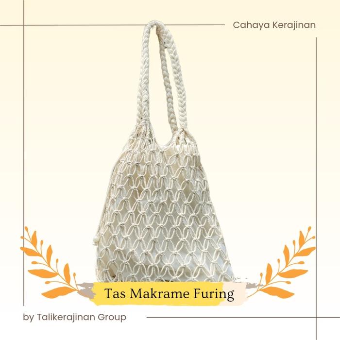 TAS MAKRAME FURING TAS HANDMADE KATUN TAS BALI WANITA