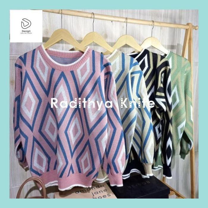 Desig_ Zee Blouse-Sweater Atasan Wanita Korean