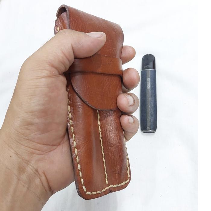 Dompet Dukun Kulit Zakfar Sodik - Asesoris Dukun Brown Kulit Cocok Untuk Penggunaan Dukun