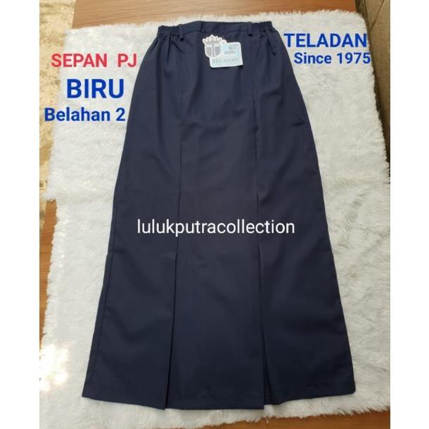 SERAGAM TELADAN Rok Span Panjang Biru SMP Ploy 2/ROK SPAN BIRU SMP