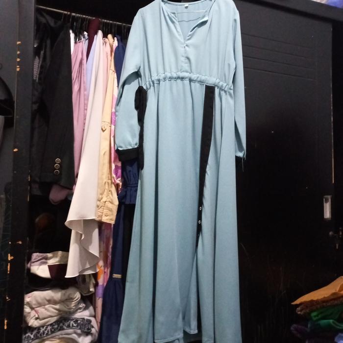 PL gamis busui brand SHIERAKI biru muda