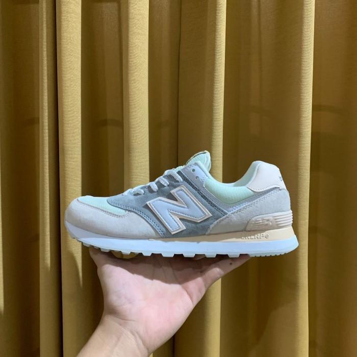 New Balance 574 'Light Slate' WL574LBR BNIB Sepatu Sneakers Sport Running