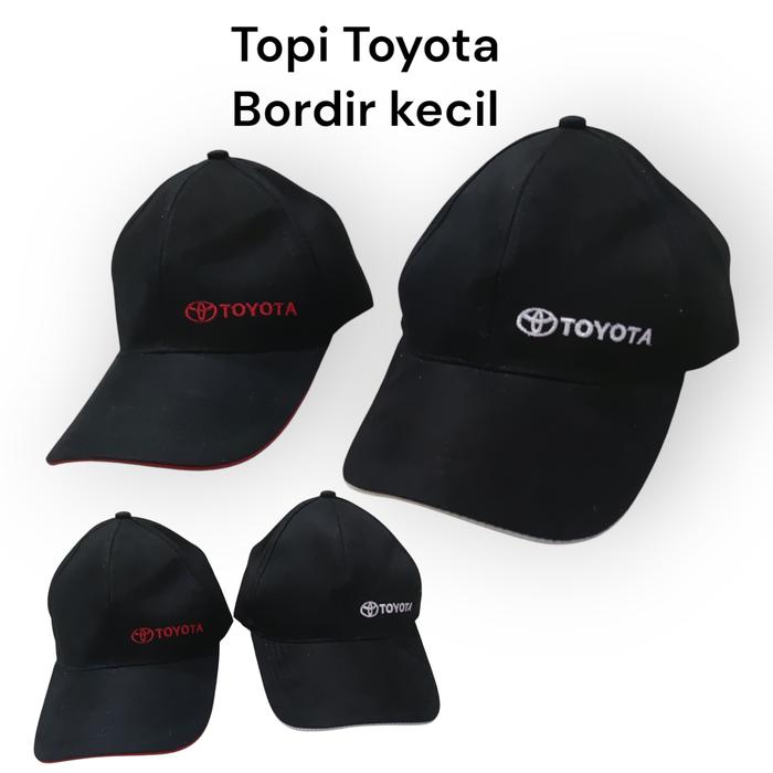 Topi Toyota bordir samping