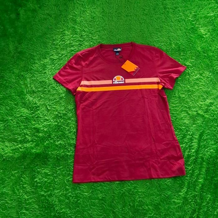 [READY SIAP KIRIM] ELLESSE TSHIRT TEE KAOS ALBA CROP RHUBA WOMEN MARRON ORIGINAL NEW BARU