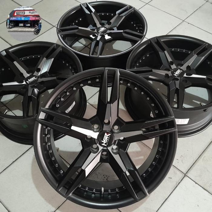 Velg pelek variasi mobil Second HSR Keunikai ring 17 untuk mobil jazz swift Yaris vios spind brio  R