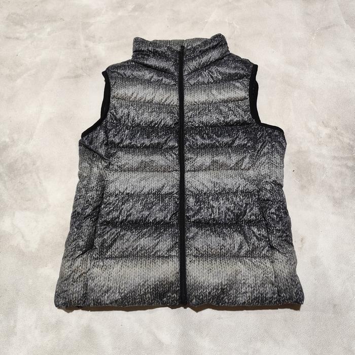 vest rompi bulang ultralight down uniqlo motif bekas