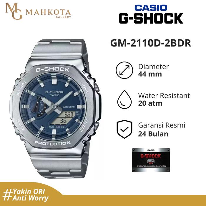 Jam Tangan Pria Casio G-SHOCK GM-2110D-2BDR Analog-Digital Original dan Bergaransi Palembang