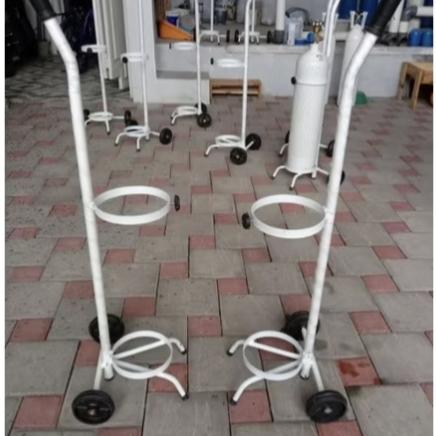 Trolly tabung oksigen / trolly tabung nitrogen / trolly tabung argon / trolly tabung co2