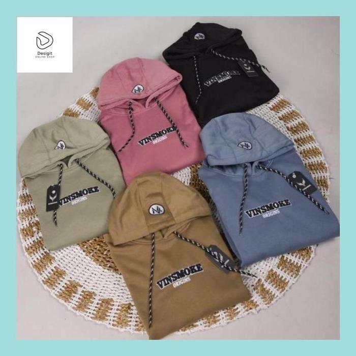 Desig_ Jaket Hoodie Vinsmoke Bordir Premium Unisex Pria & Wanita