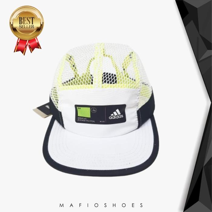 TOPI ADIDAS 5 FIVE PANEL POWER WHITE LIKE NEW/ TOPI SPORT PRIA WANITA/TOPIN NEWSBALL