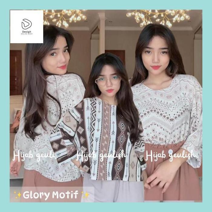 Desig_ Glory Motif One Set / Oneset Murah