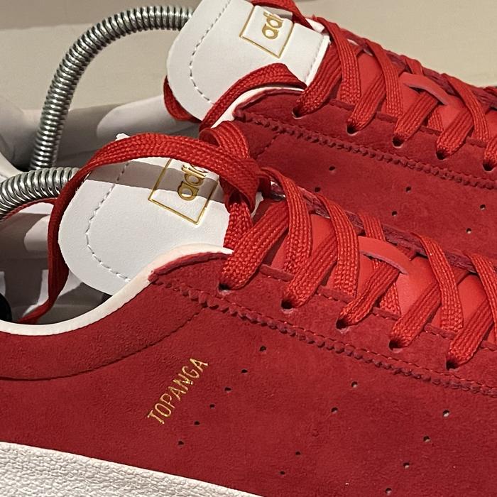 Adidas Topanga Red Size 42 (Original Second Mulus 99% Like New)
