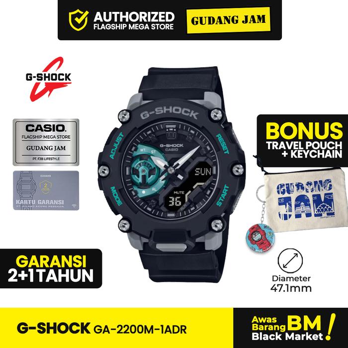 GShock GA-2200M-1ADR GA-2200 GA2200M GA2200 Garansi Resmi 2 Tahun