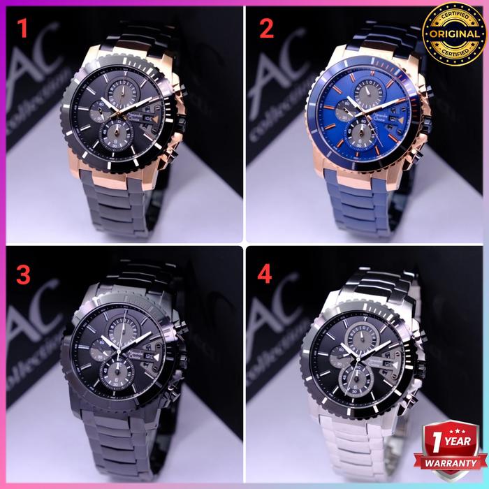 [BISA COD] ORIGINAL GARANSI RESMI 1 TAHUN JAM TANGAN PRIA ALEXANDRE CHRISTIE CHRONOGRAPH COWOK RANTA