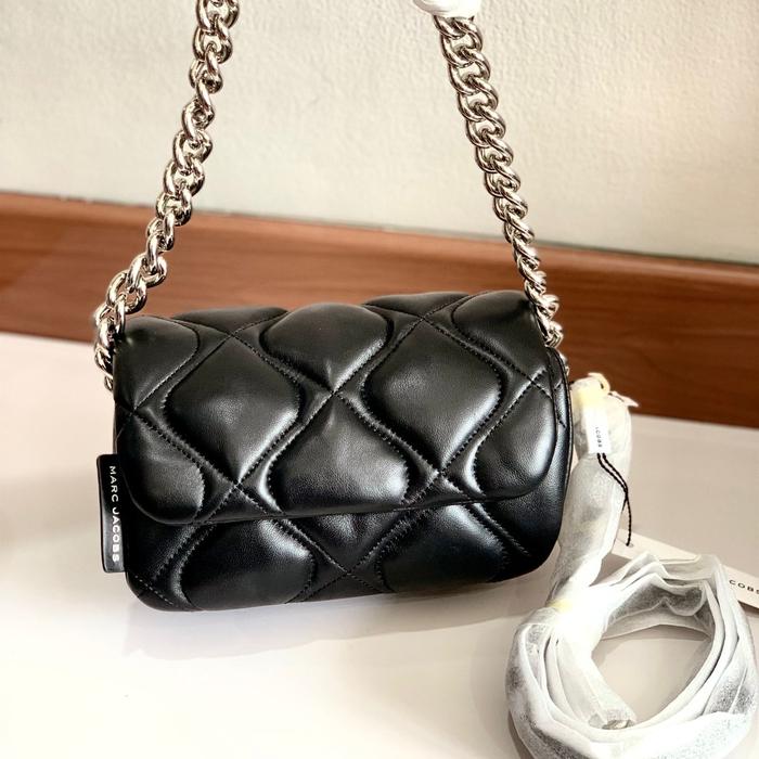 Marc Jacob Quilted Pillow Small black shoulder bag