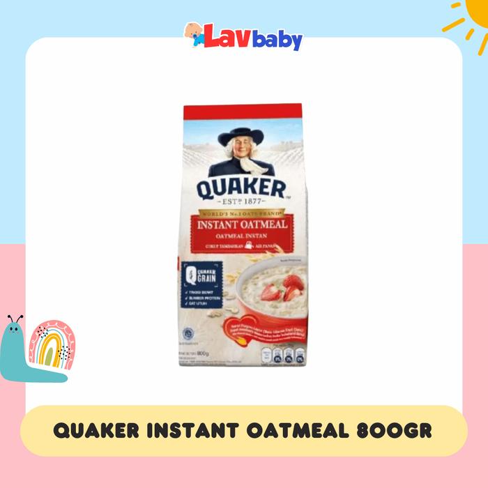 800gr - Quaker Oats Instant Oatmeal instant meal oat meal 800gr 800 gr