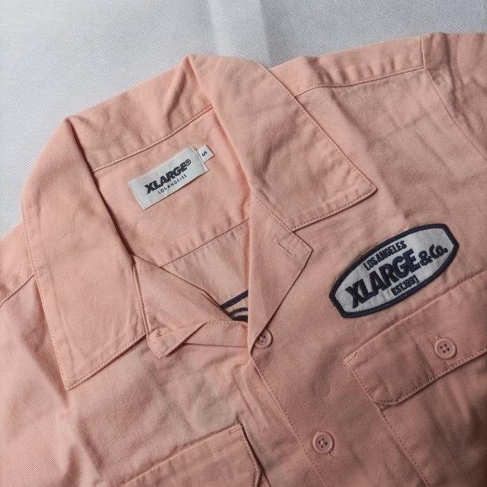 Kemeja XLARGE LA Big logo shirt size S