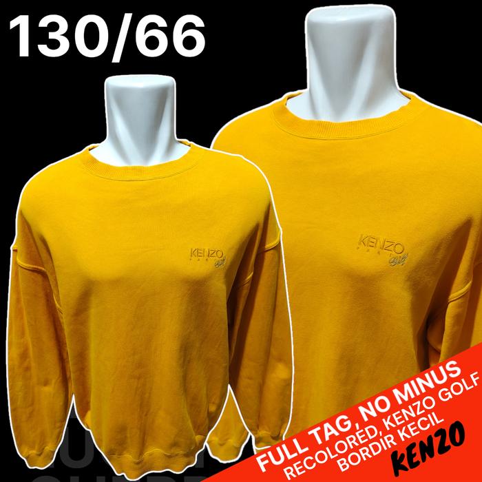 Sweater Kuning KENZO/Crewneck Kuning KENZO/CN KENZO GOLF - Bekas