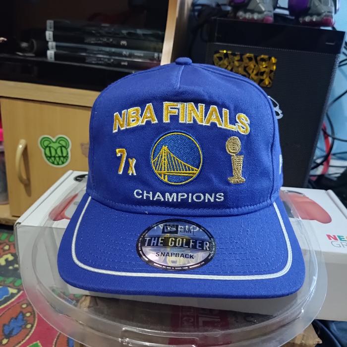 TOPI SNAPBACK GOLFER EDITION NEW ERA X NBA GSW CHAMPIONS AUTHENTIC