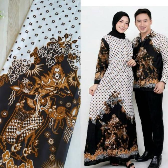 TERBARU Kain Batik meteran bahan batik motif wayang Batik atasan Setelan Cewek Cowok