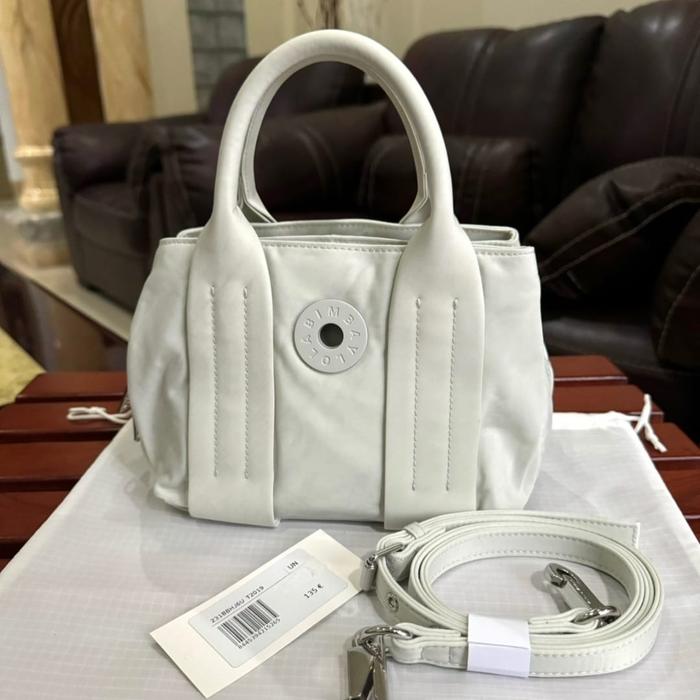Bimba Y Lola S Grey Nylon Bag