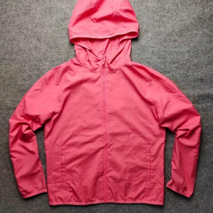 Jaket Uniqlo Kids Running Packable Pink 1302 (CLEARANCE SALE) DU181232