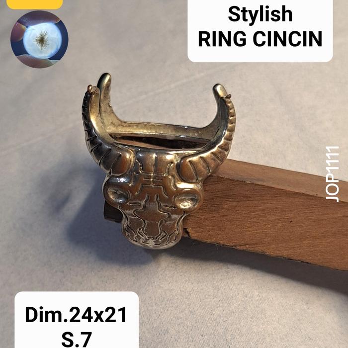 Cincin Ring Stylish Untuk Batu Permata atau Batu Akik Super Alpaka #5 Emban Pemanis Jari
