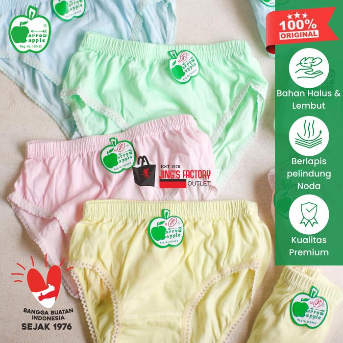 100% CD Apel Asli! [ALFA] / Arrow Apple - Celana Dalam Wanita / Celana dalam apel / CD Dewasa