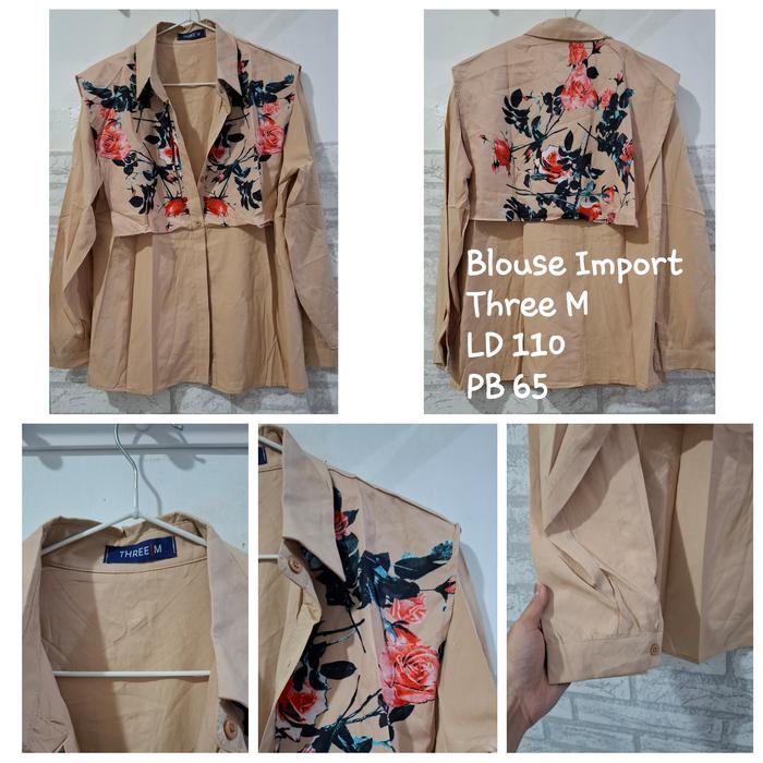 Korean Blouse Three M Import
