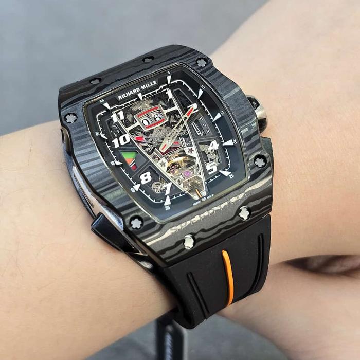Jam tangan Automatic Swiss RM 40-01 Mclaren Speedtail fullset