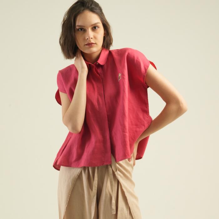 TIVI/Baju linen/Kemeja Linen/Linen Shirt