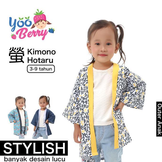 YooBerry Outer Kimono Anak Hotaru Kids Baju Yukata Perempuan Laki