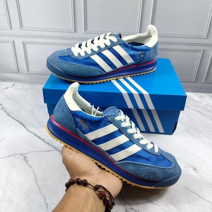 SEPATU ADIDAS CASUAL SL 72 BLUE WHITE ORIGINAL VIETNAM BNIB