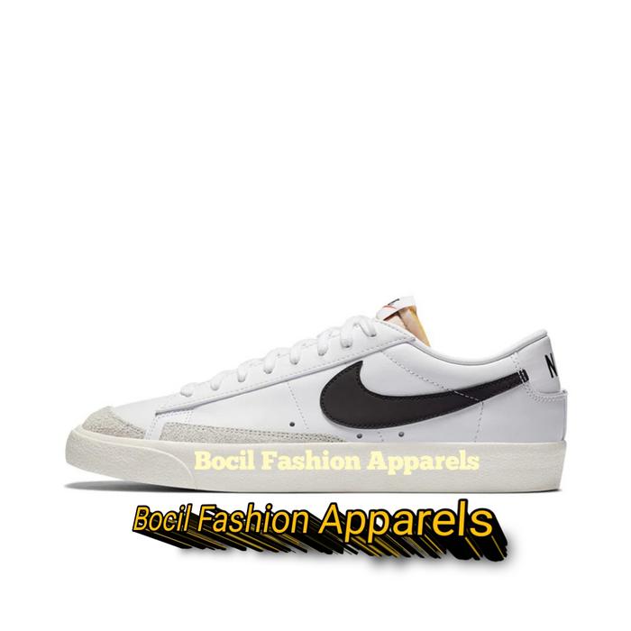 Sepatu Nike Blazer 77 Low Vintage White Black ( 100% BNIB ) Brand New Include Box
