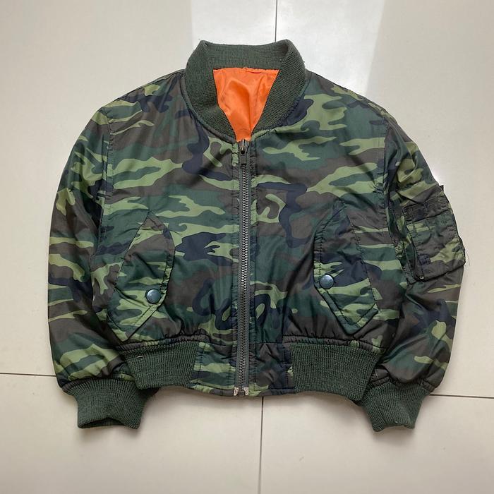 Tarker camo bomber jaket anak second