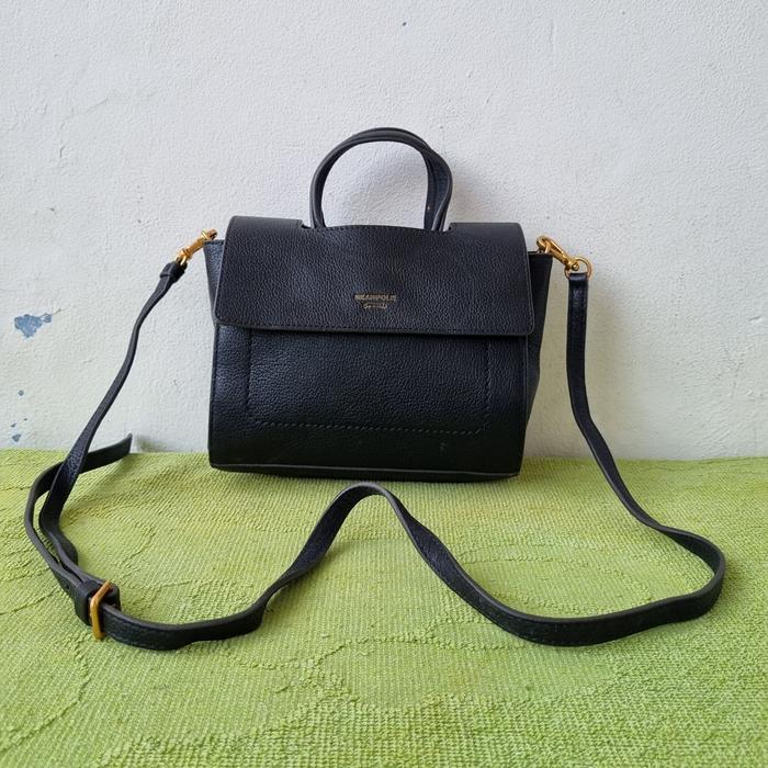 TAS SLING WANITA BEANPOLE KULIT ASLI SECOND BRANDED IMPORT / TAS SELEMPANG MINI WANITA