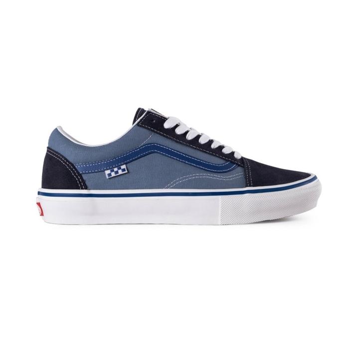 VANS OLDSKOOL SKATE ELIJAH BERLE VINTAGE BLUE ORIGINAL RESMI