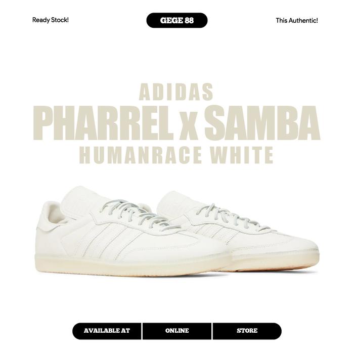 Adidas Pharrell x Samba Human Race White 100% BNIB