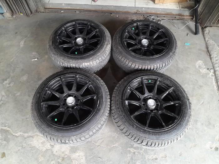 Velg Mobil Second XXR 15X8 4X100/4X114,3 BLACK + BAN FORCEUM D800 185 55 R15