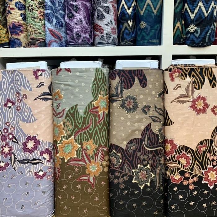 Kain Batik Katun Premium Bunga Statice