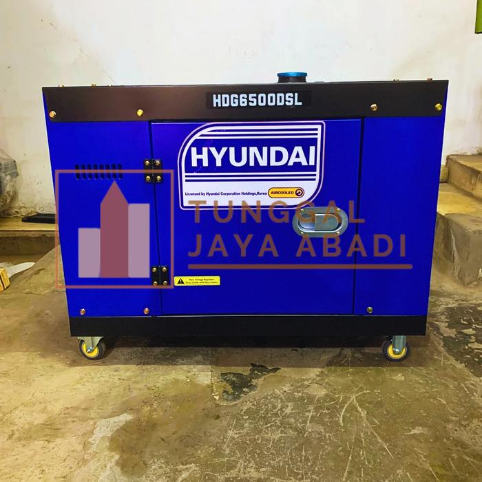 Genset Silent Hyundai HDG6500 - 5000 Watt