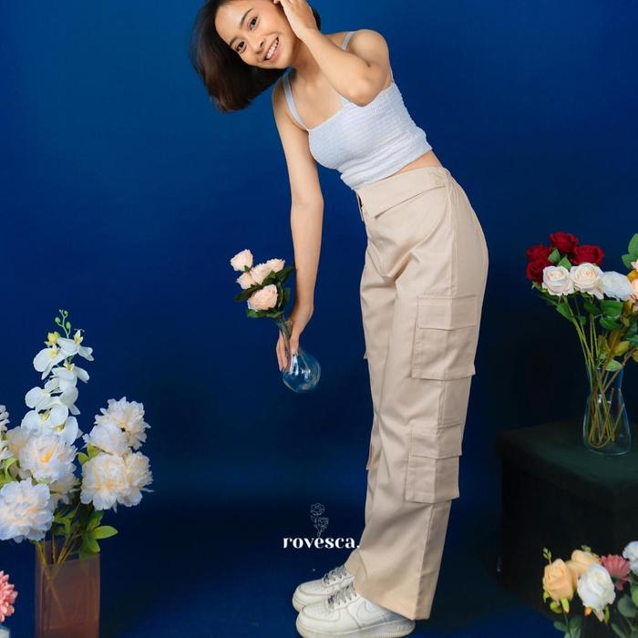 ROVESCA - YERI CARGO PANTS / Celana Kargo Double Saku