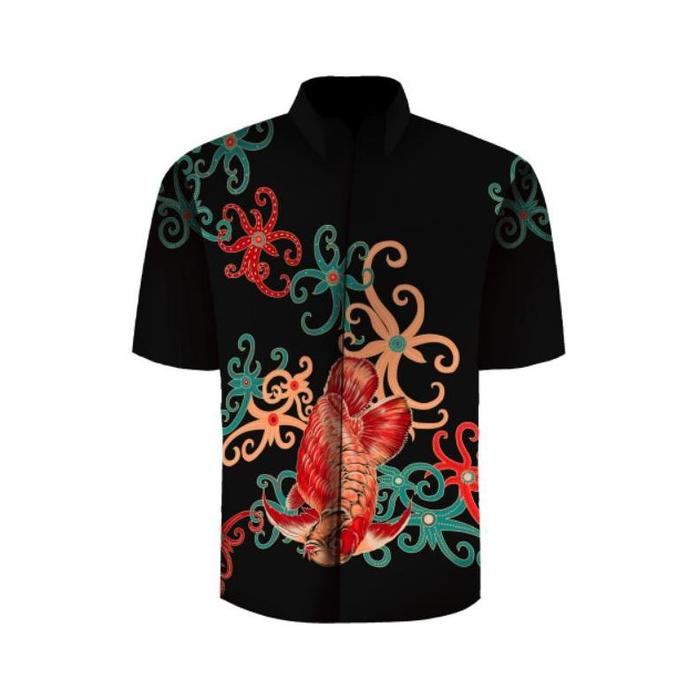 Kain Batik Motif Ikan Arwana