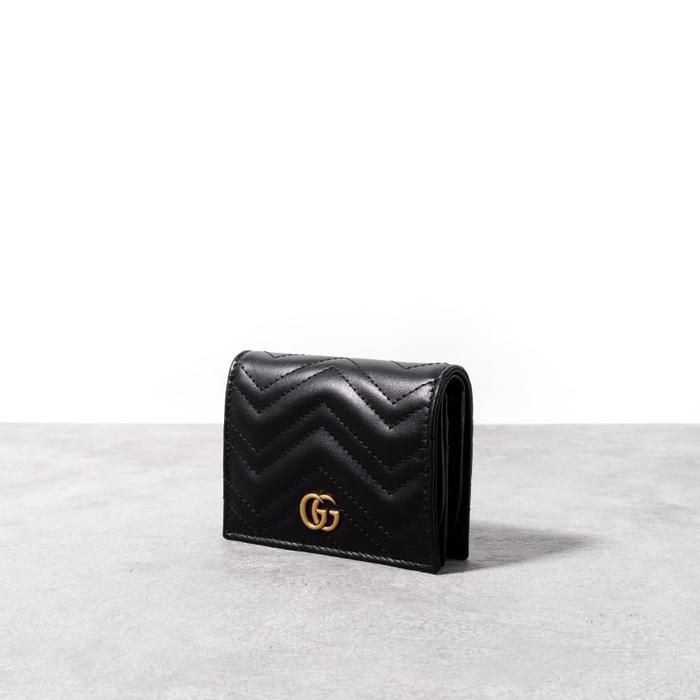 GUCCI GG marmont card case wallet Black