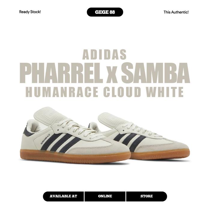 Adidas Pharrell x Samba Human Race Cloud White 100% BNIB