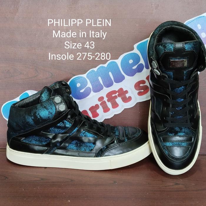 PHILIPP PLEIN, MADE IN ITALY, SIZE 43, INSOLE 275-280 (SECOND)