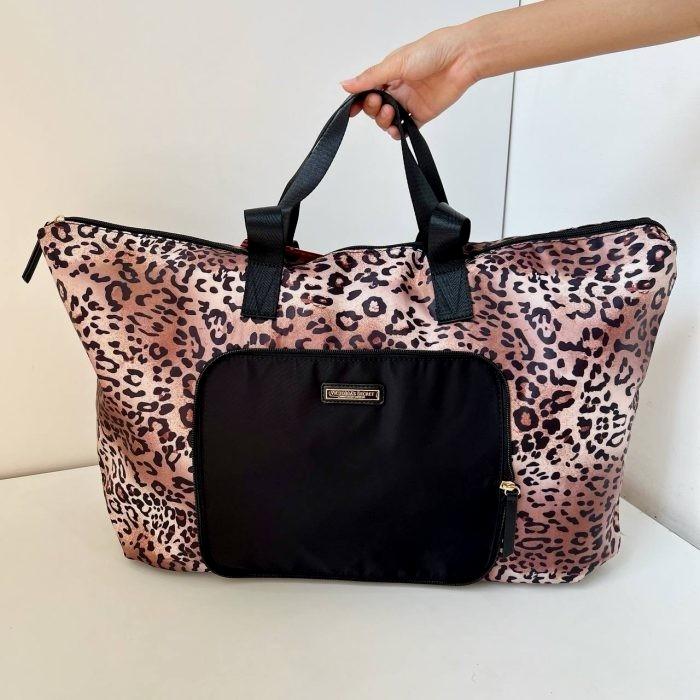 Victoria Secret Women Travel Bag leopardmotif totebag Victoria secret